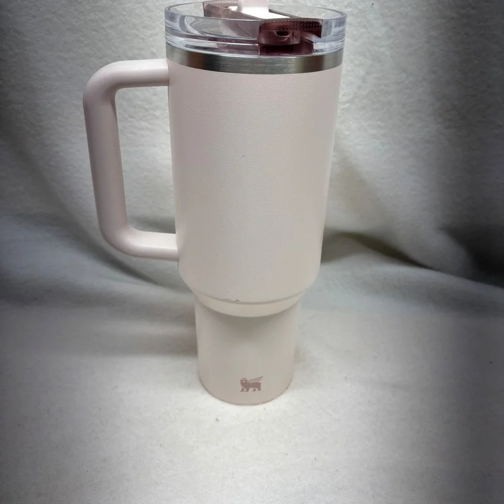 Stanley Quencher H2.0‎ FlowState Tumbler 40 oz Light Pink Insulated Handle Lid - Picture 4 of 7